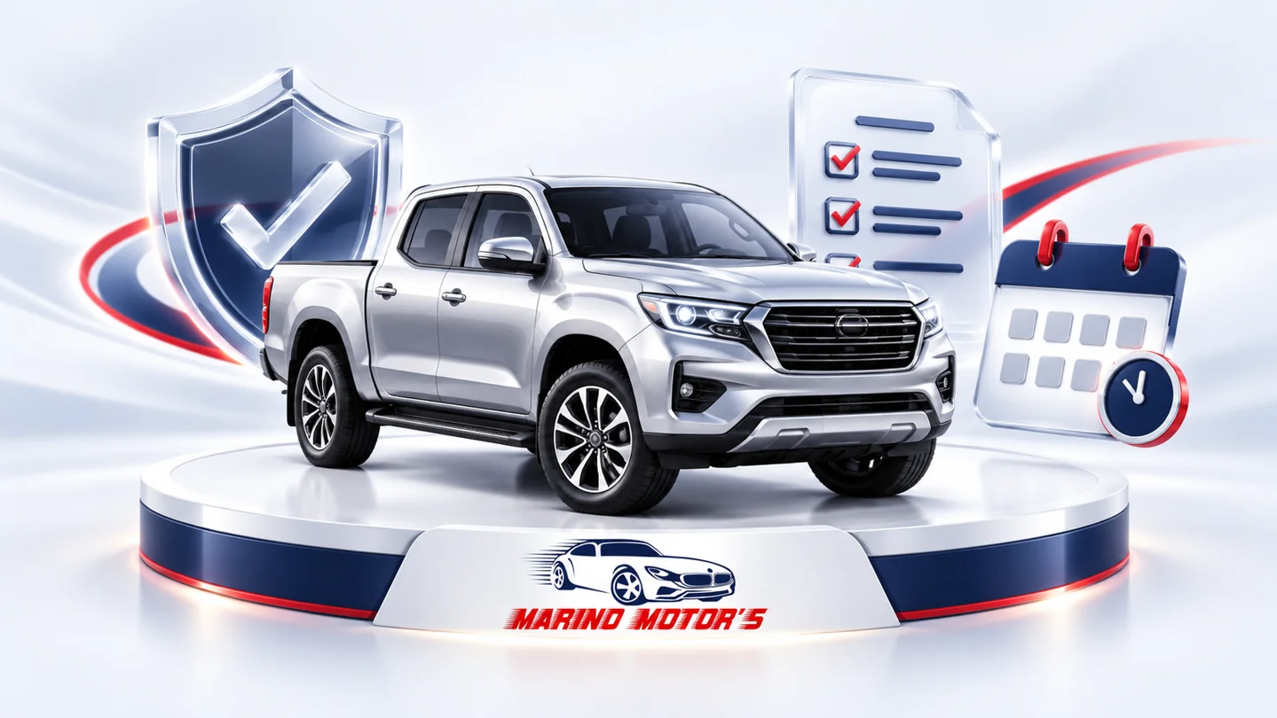 Marino Motors: cuidado del vehículo, historial de servicio y mantenimiento planificado