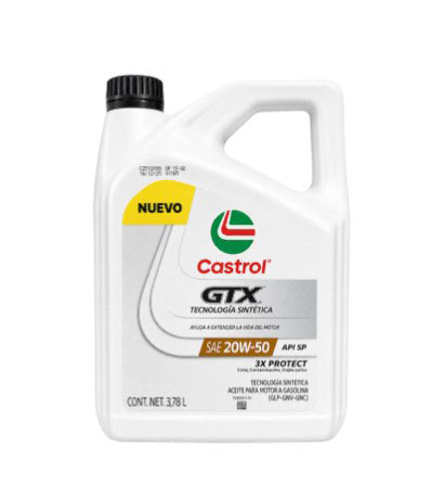 ACEITE CASTROL GTX 20W-50 DE GALON