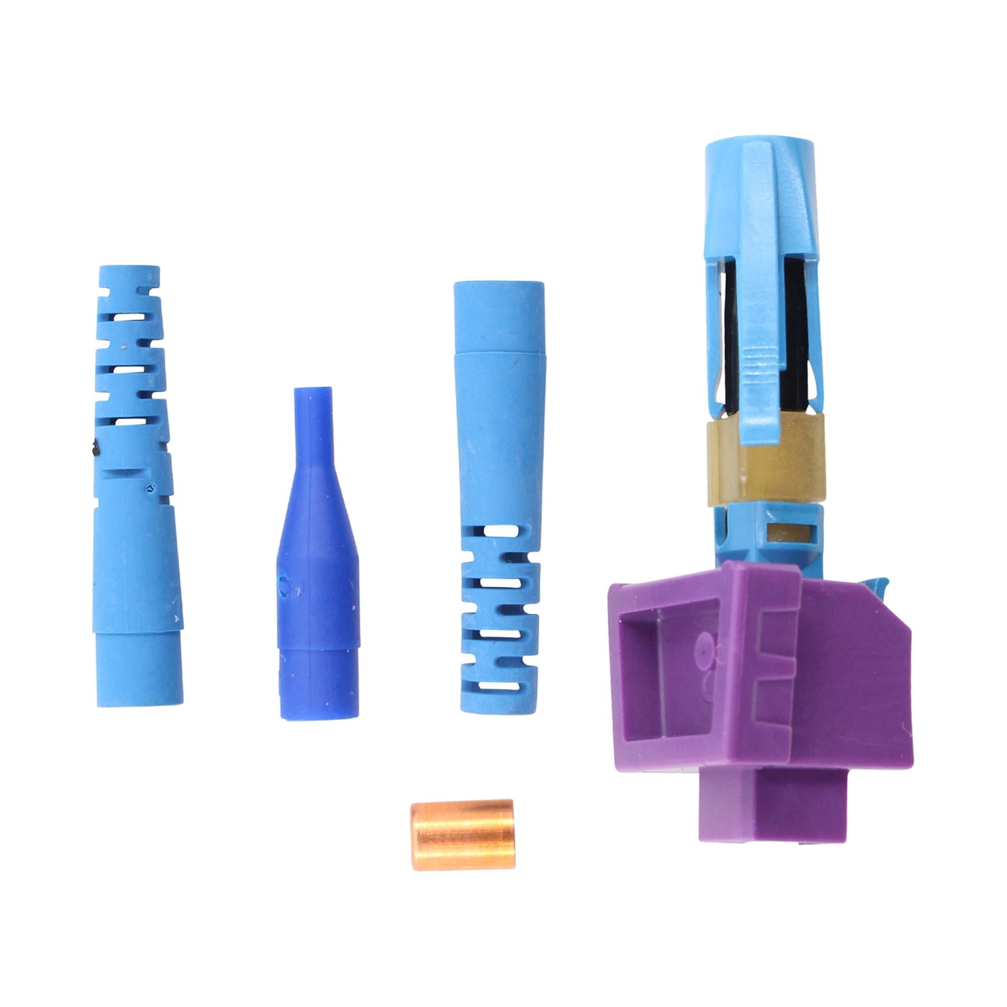 CONECTOR DE FIBRA OPTICA UNICAM, PRENTIUM LC, MODO UNICO, OS2
