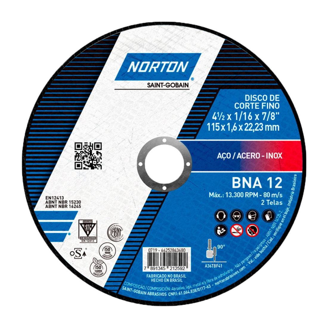 DISO DE CORTE (NORTON)