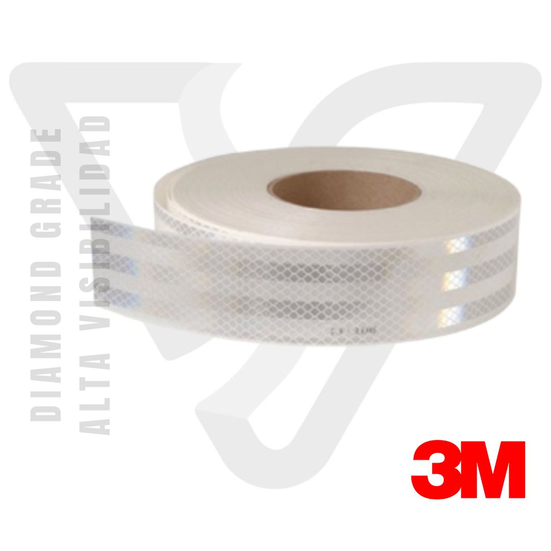 CINTA REFLEXITVA BLANCA 3M