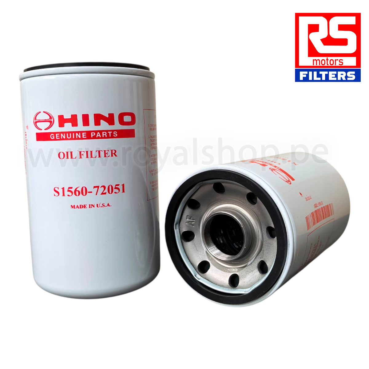 FILTRO HINO S1560-72051