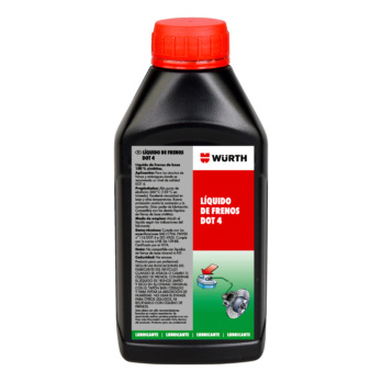 LIQUIDO DE FRENO DOT 4 WURTH DE 500ml