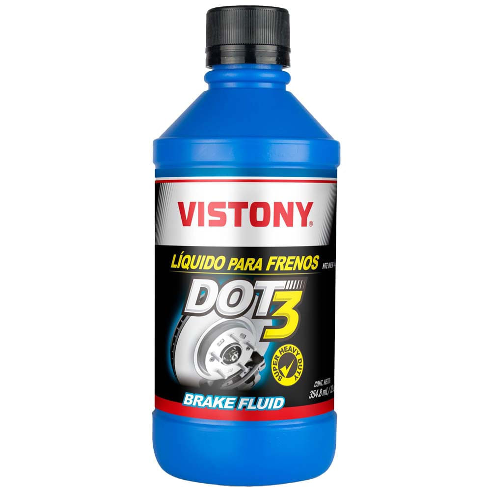 LIQUIDO PARA FRENOS VISTONY DOT 3 X 354.8 mL
