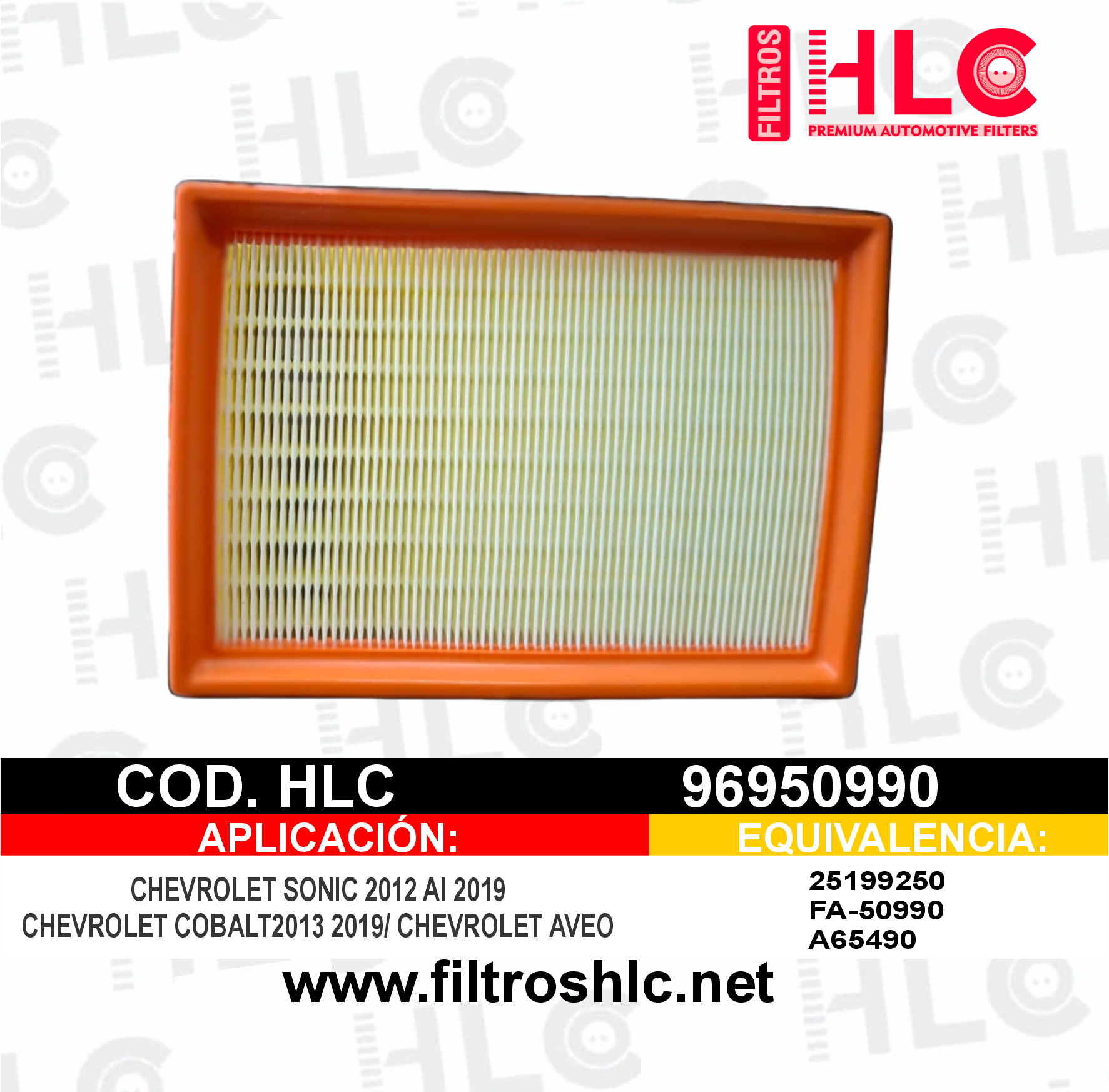 HLC 96950990 AIR FILTER