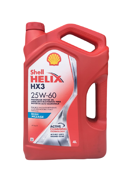 ACEITE SHELL HELIX HX3 25W-60 MULTIGRADO DE GALON