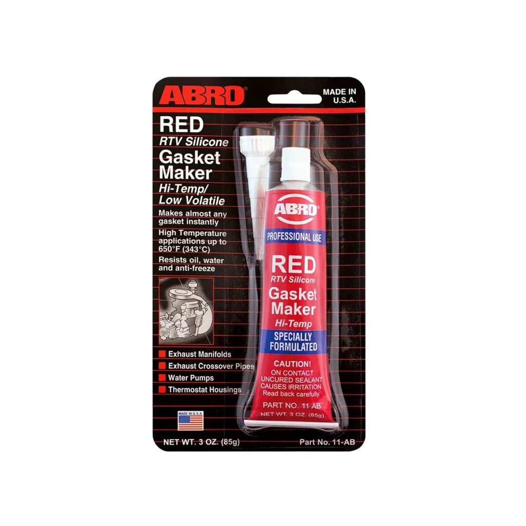 SILICONA AUTOMOTRIZ   ROJO - 3onz.85g (ABRO)