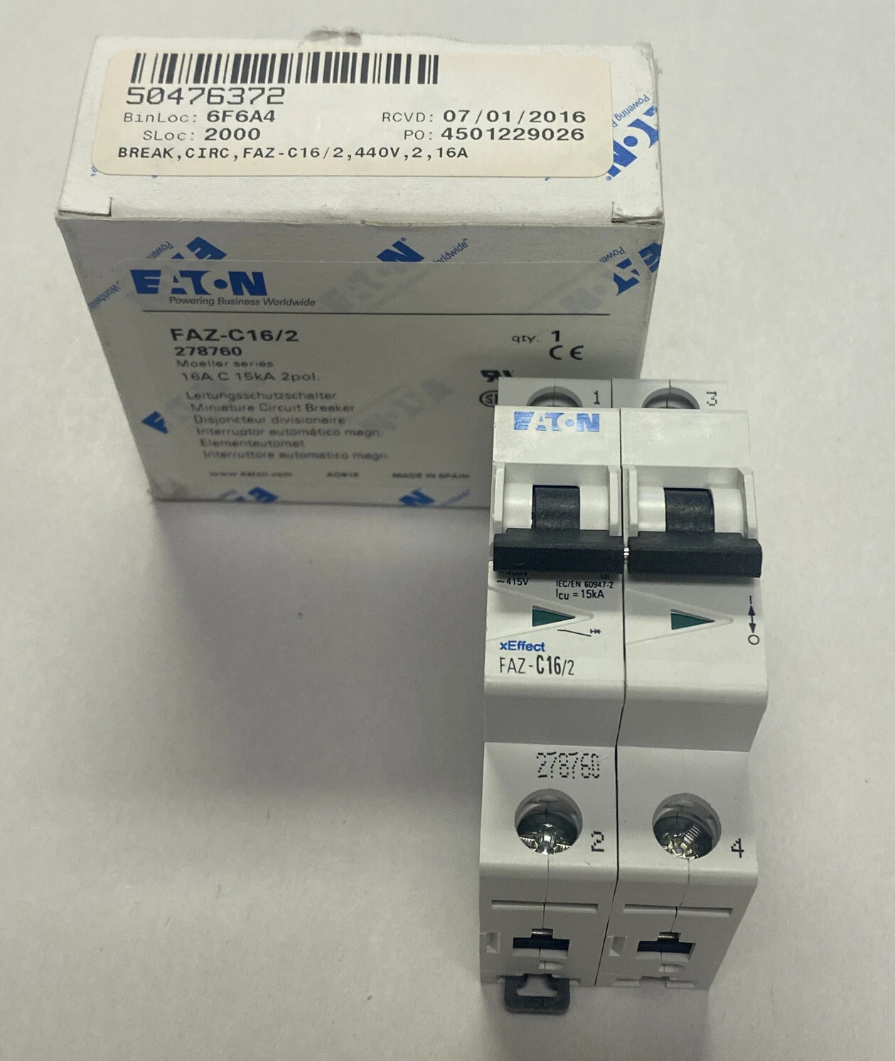 FAZ-C16/2 EATON